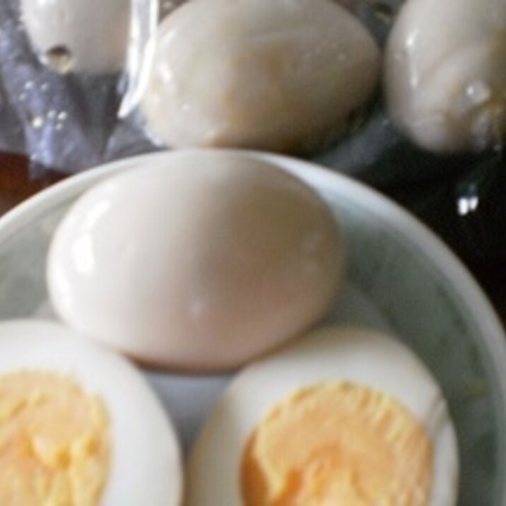 卵の味を生かした調味料少なめの煮卵